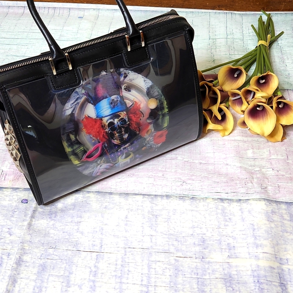 Ludmilla Radchenko Skeleton Clown Purse